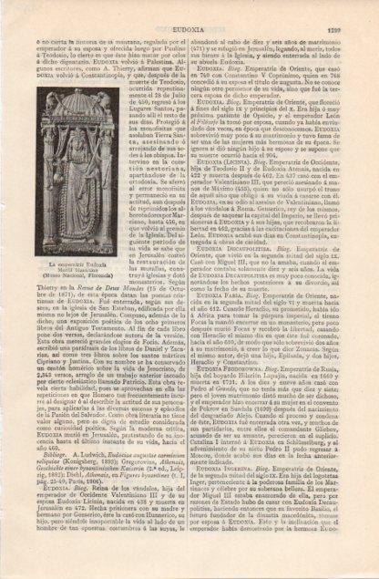 LAMINA V12667: La emperatriz Eudoxia