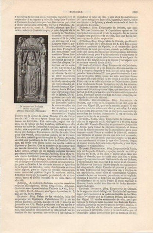 LAMINA V12667: La emperatriz Eudoxia