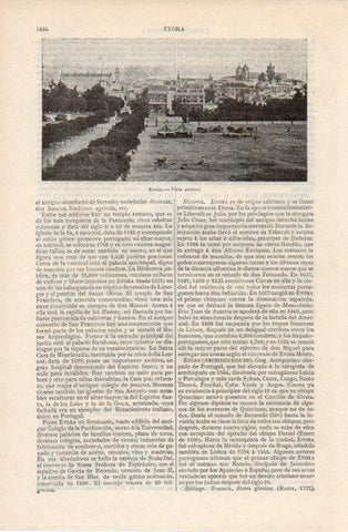LAMINA V12694: Vista general de Evora