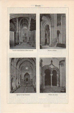 LAMINA V12696: Catedral de Evora