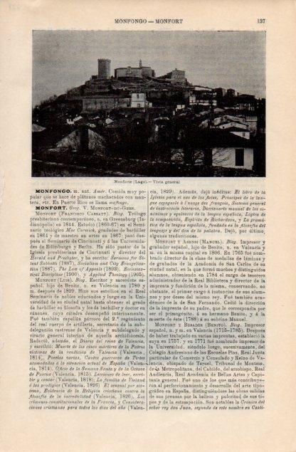 LAMINA V12727: Vista de Monforte, Lugo