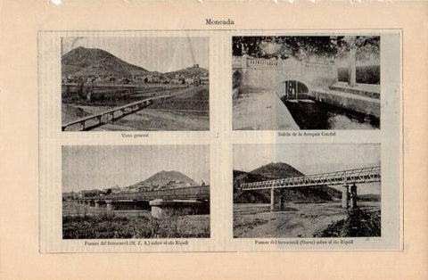 LAMINA V12718: Vistas de Montcada, Barcelona