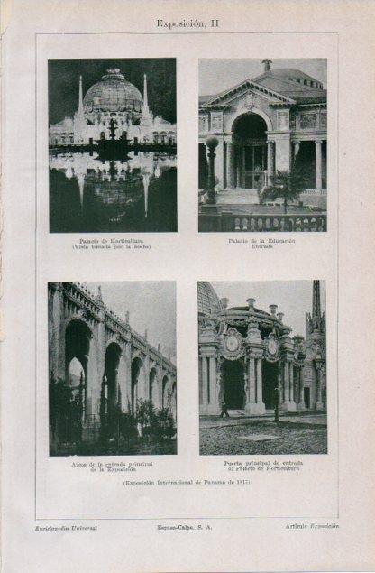 LAMINA V12705: Exposicion Internacional de Panama de 1915