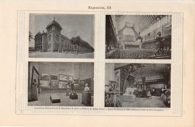 LAMINA V12706: Exposicion Internacional de Barcelona de 1911