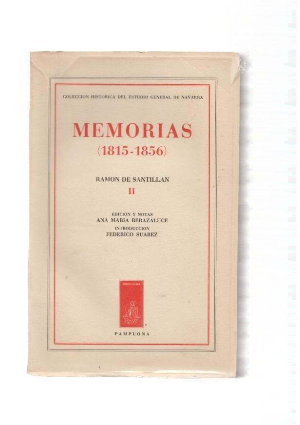 Memorias ( 1815-1856 ) Ramon de Santillan II