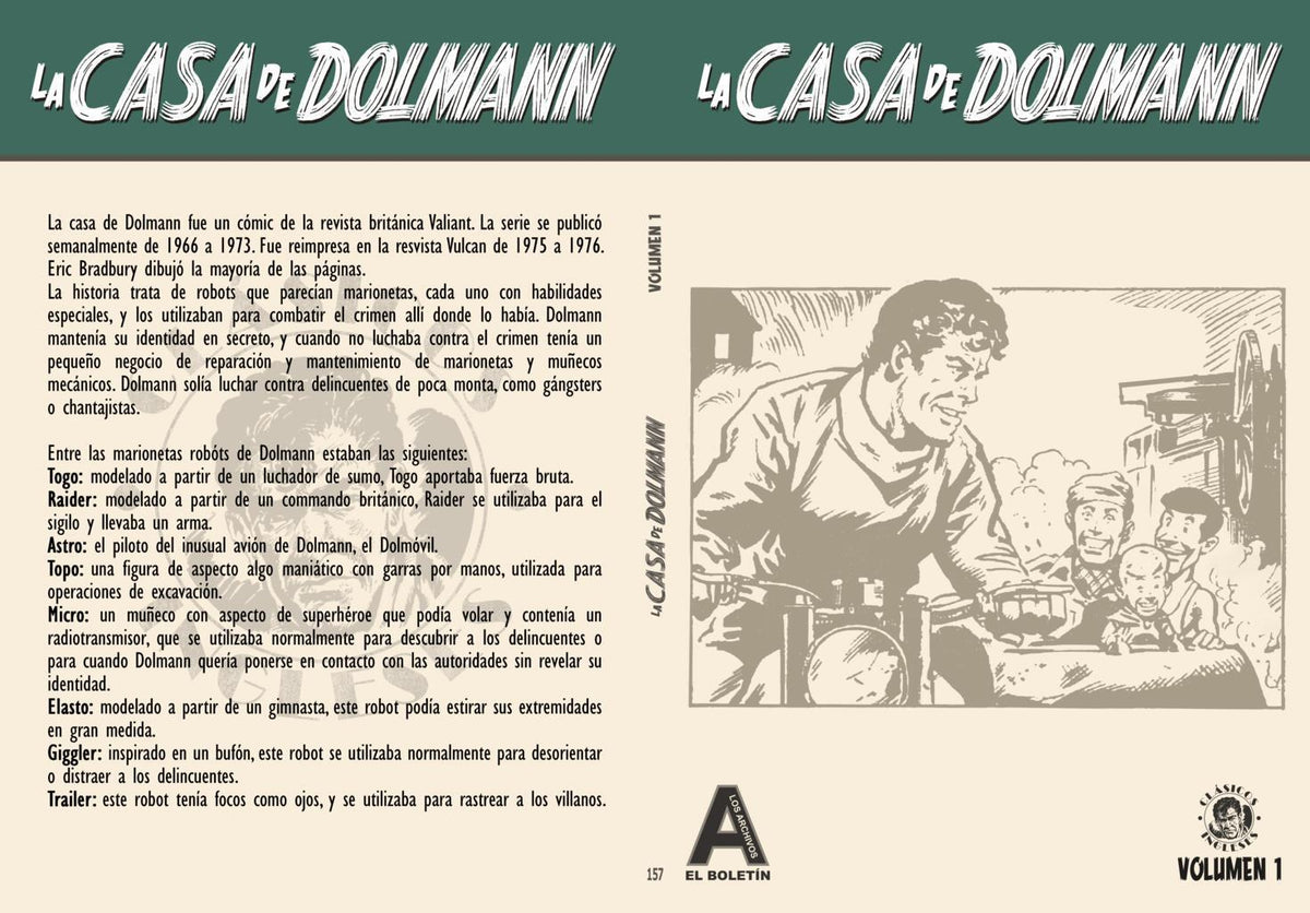 Los Archivos de El Boletin volumen 157: La casa de Dolmann vol 1