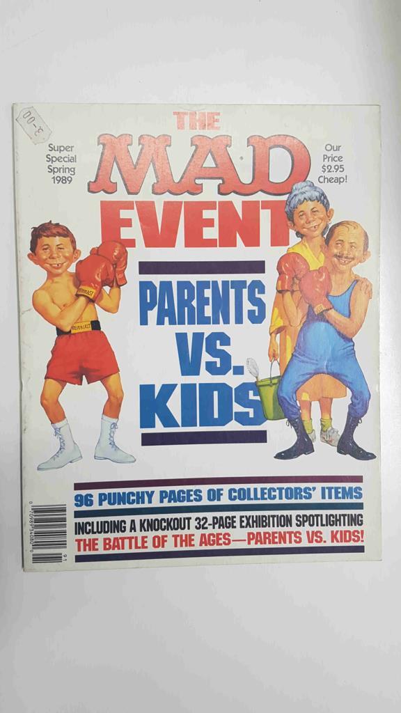 Revista: MAD Spring '89 Super Special num 66. The MAD Event, parents vs kids