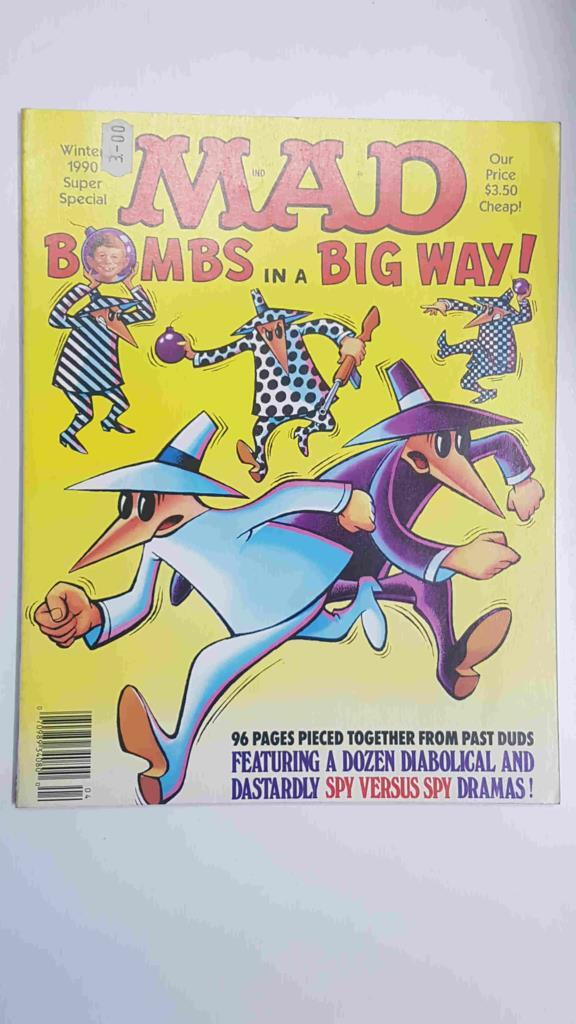 Revista: MAD Winter '90 super special num 73. Bombs in a big way.