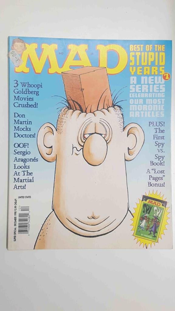 Revista: MAD Super Special num 133 december 1998. Best of the Stupid Years