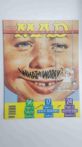Revista: MAD november 1992 Super Special num 84. Fearless Buller's Day Off