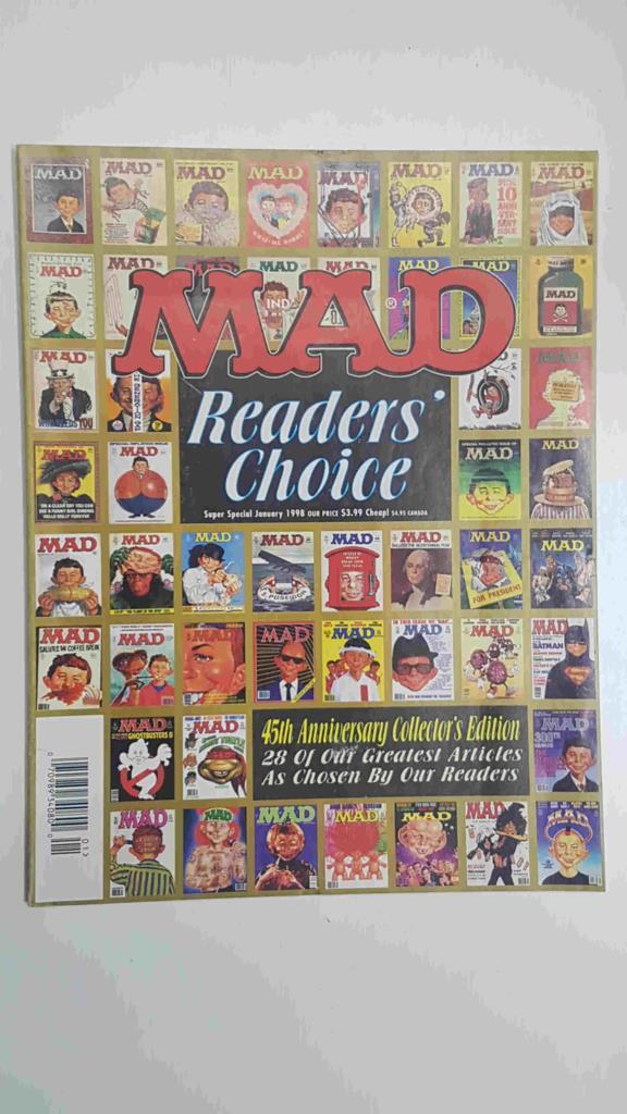 Revista: MAD Reader's Choice, Super Special num 126 jannuary 1998
