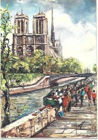 POSTAL L04187: Paisaje, por Pedro Vargas