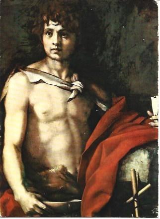 POSTAL L04179: San Juan Bautista, por Andrea del Sarto