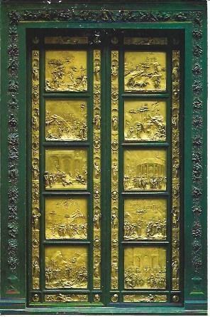 POSTAL L04174: Puerta del Paraiso, por Lorenzo Ghiberti