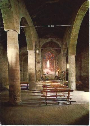 POSTAL L04145: Interior de Sant Climent de Taull, Lleida