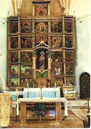 POSTAL L04147: Altar de Santa Maria de Albarracin