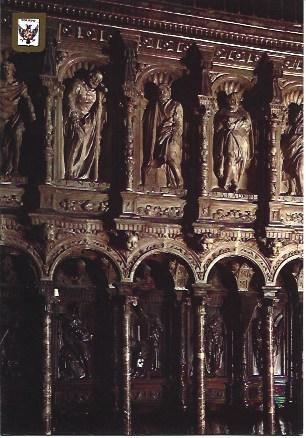 POSTAL L04158: Silleria del Coro de la Catedral de Toledo