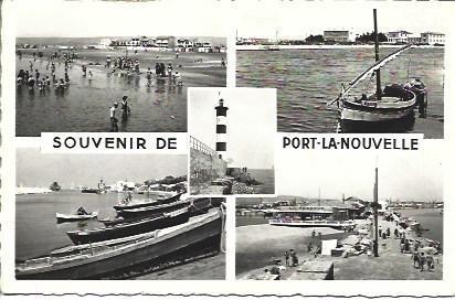 POSTAL L04277: Souvenir de Port la Nouvelle
