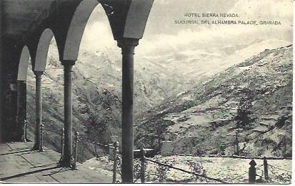 POSTAL L04291: Vista del Hotel Sierra Nevada de Granada