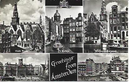 POSTAL L04285: Recuerdo de Amsterdam