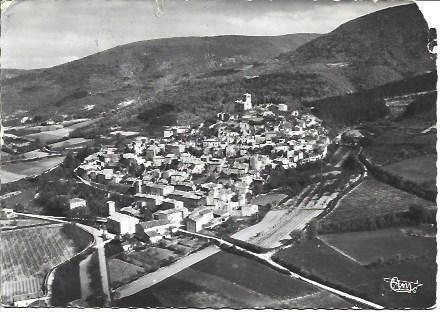 POSTAL L04283: Panoramica de Mirmande, Francia