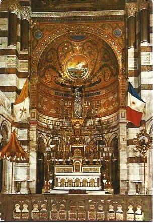 POSTAL L04223: Basilica de Notre Dame de la Garde en Marsella