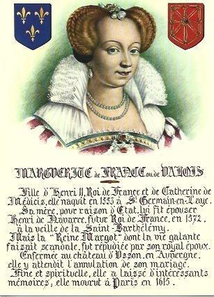 POSTAL L04236: Retrato de Margarita de Francia