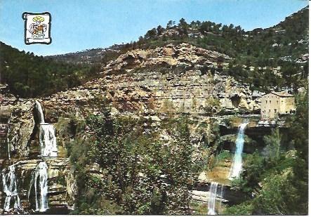 POSTAL L03932: Saltos de agua en Sant Miquel del Fai