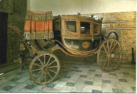 POSTAL L04022: Carroza de la Infanta Maria Luisa