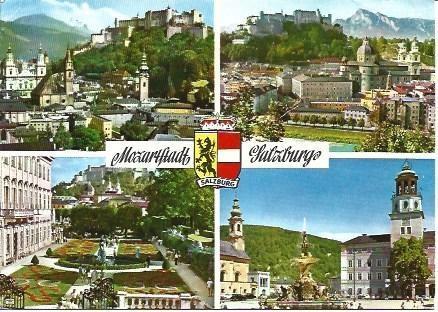 POSTAL L03902: Vistas de Salzburgo, Austria