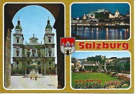 POSTAL L03897: Panoramicas de Salzburgo