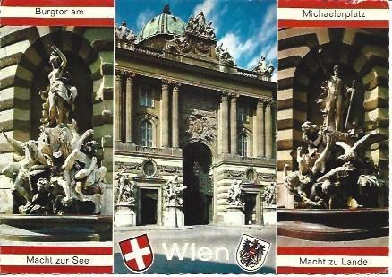 POSTAL L03895: Esculturas en Viena