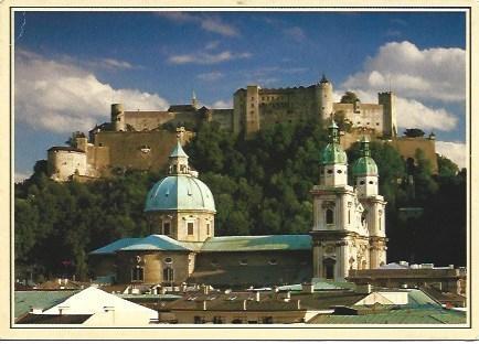POSTAL L03892: Castillo de Salzburgo, Austria