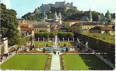 POSTAL L03889: Salzburgo. Mirabeligarten