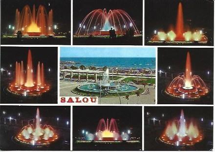 POSTAL L03926: Fuente Luminosa en Salou