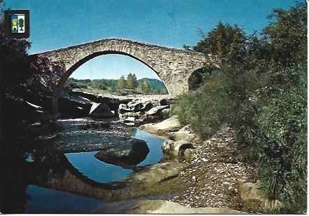 POSTAL L03925: Puente Romanico en Santa Maria de Marles, Barcelona