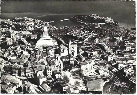 POSTAL L04300: Vista aerea de La Turbie, Francia