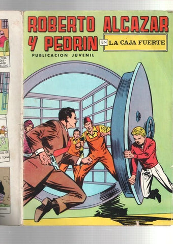 Roberto Alcazar y Pedrin color, numero 034: La caja fuerte (numerada 2 en trasera)