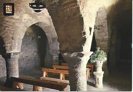 POSTAL L04102: Interior de la iglesia de La Tossa de Montbui, Barcelona