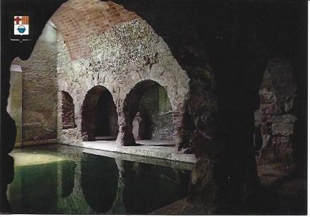 POSTAL L04106: Piscina de las termas de Caldes de Montbui