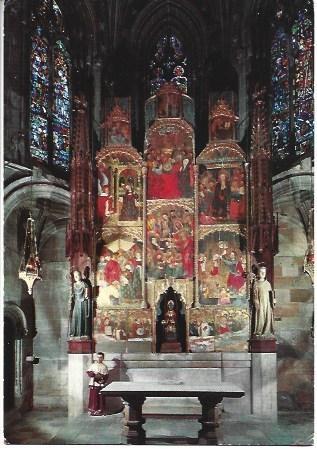 POSTAL L04125: Altar de Montserrat en la catedral de Tarragona
