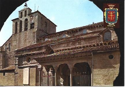 POSTAL L04114: Catedral de Jaca, Huesca