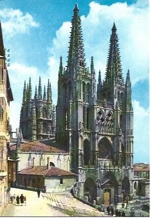 POSTAL L04113: Fachada principal de la catedral de Burgos