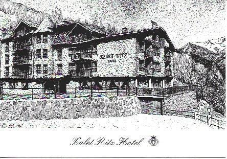POSTAL L04060: Hotel Ritz de Andorra
