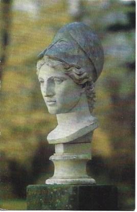 POSTAL L04052: Busto de la antigua Grecia