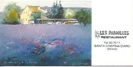 POSTAL L04047: Restaurant4e Les Planoles en Santa Cristina d'Aro