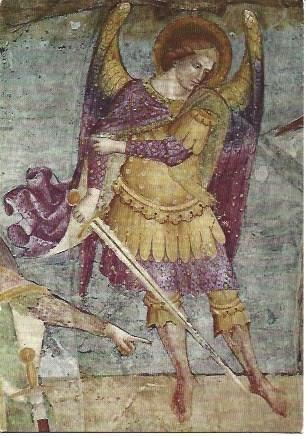POSTAL L04074: El arcangel Miguel