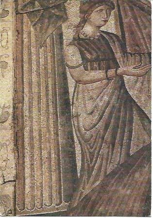 POSTAL L04069: Mosaico de la villa romana de La Olmeda, Palencia