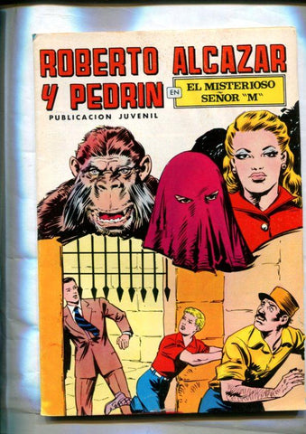 Roberto Alcazar y Pedrin color, numero 122: El misterioso Señor M