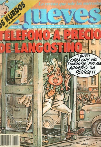 El Jueves revista semanal numero 0726: Telefonica a precio de langostino